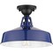 Progress Lighting Cedar Springs Collection Navy One-Light Semi-Flush Mount P550070-091 - alternate 3